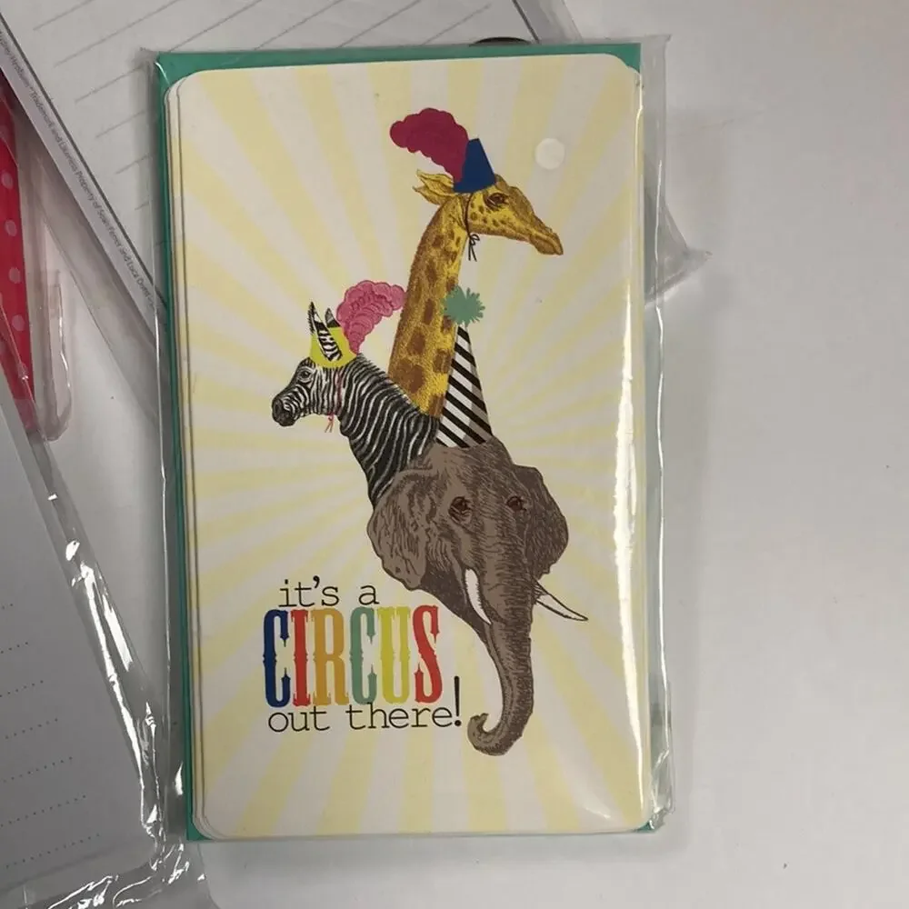 Stationary Mix, 1 Journal, 2 List Pads, 1 Notecards.  Gift or Keep for Yourself!